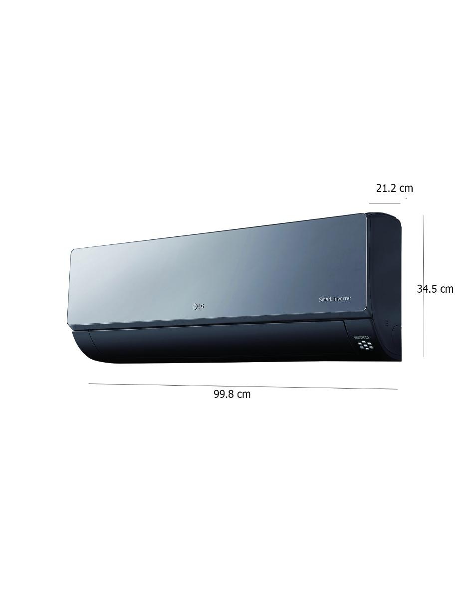 Aire acondicionado mini split inverter Lg frío 24000 BTU VR242CW