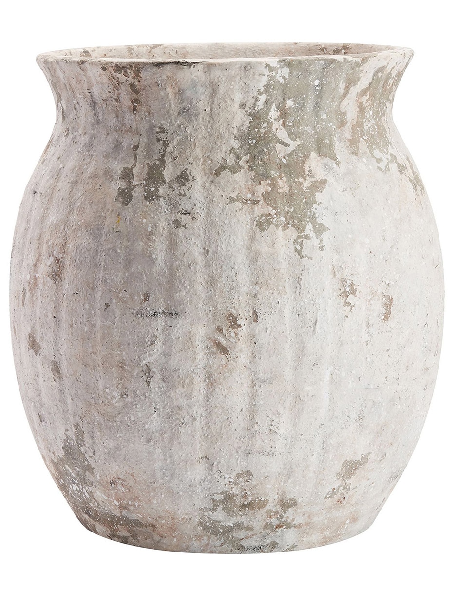 Florero Weathered Stone de terracota