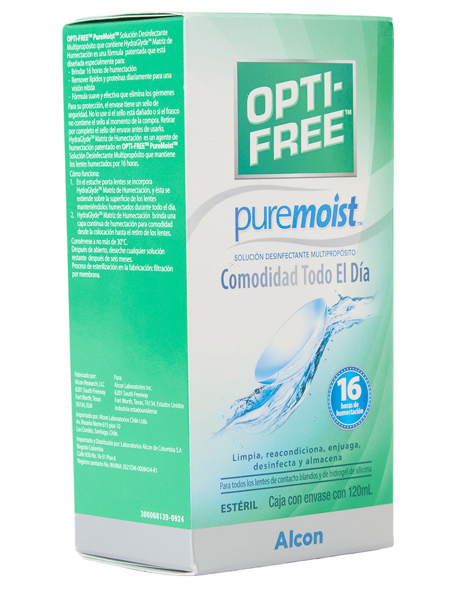 Solución para lentes de contacto blandos 120 ml 2