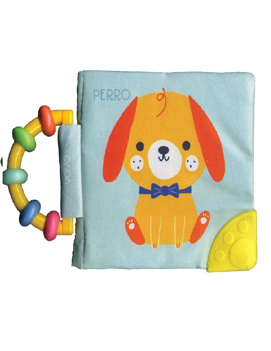 Imagen de producto Libro Mi libro suave con sonaja y mordedera: perro de Jo Dupre Bvba Yoyo Books
