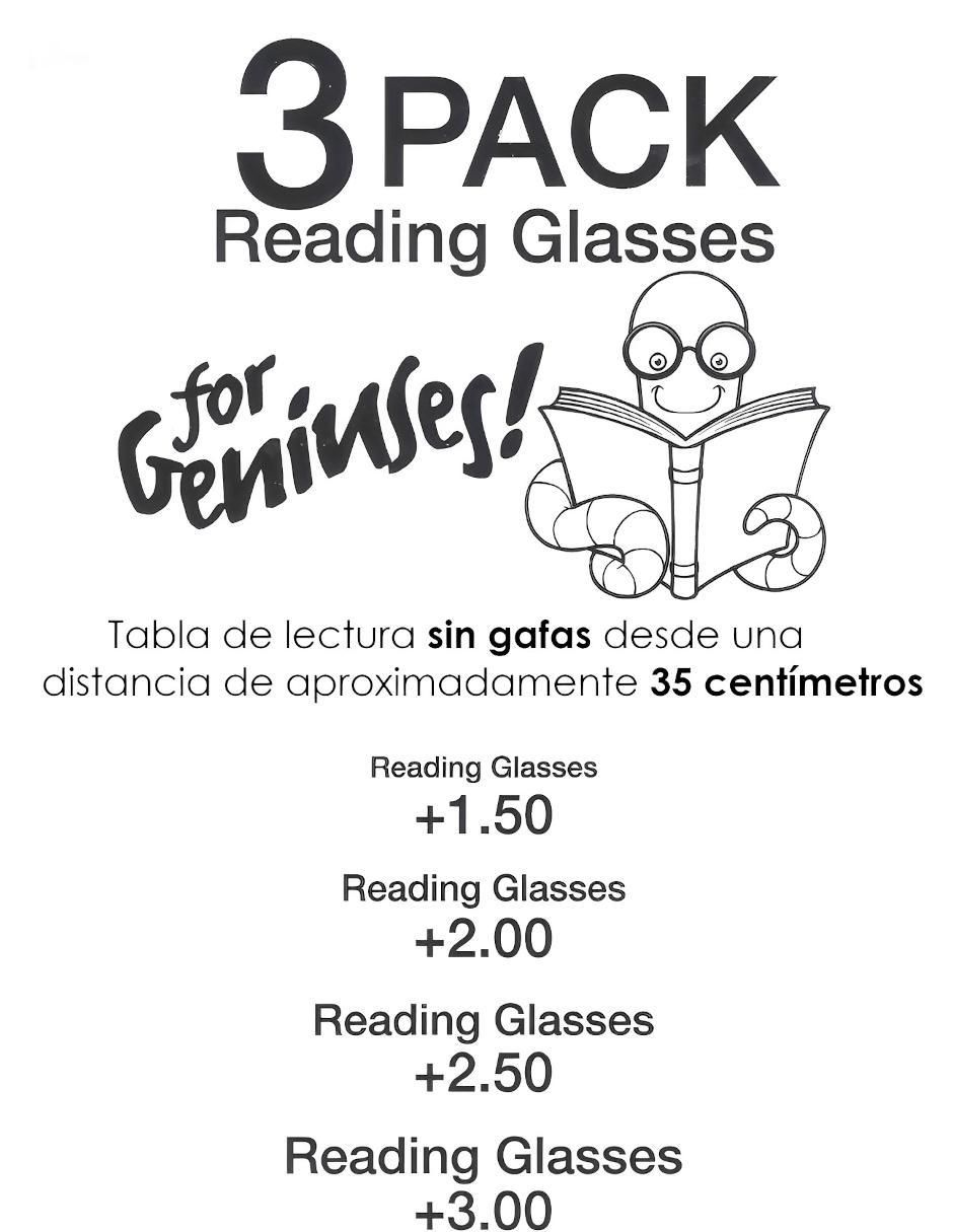 Lentes de lectura Geniuses unisex 6