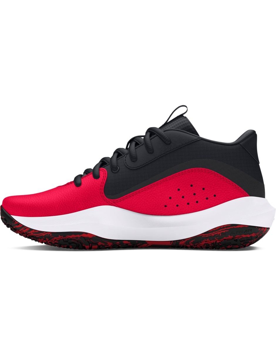 Tenis infantil unisex Ua Gs Lockdown 7Red 6