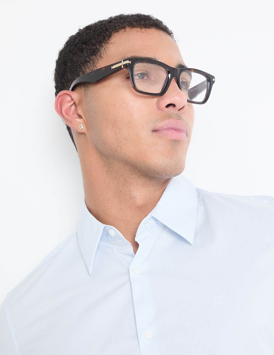 Armazón Geometric Metal Cut para hombre 6