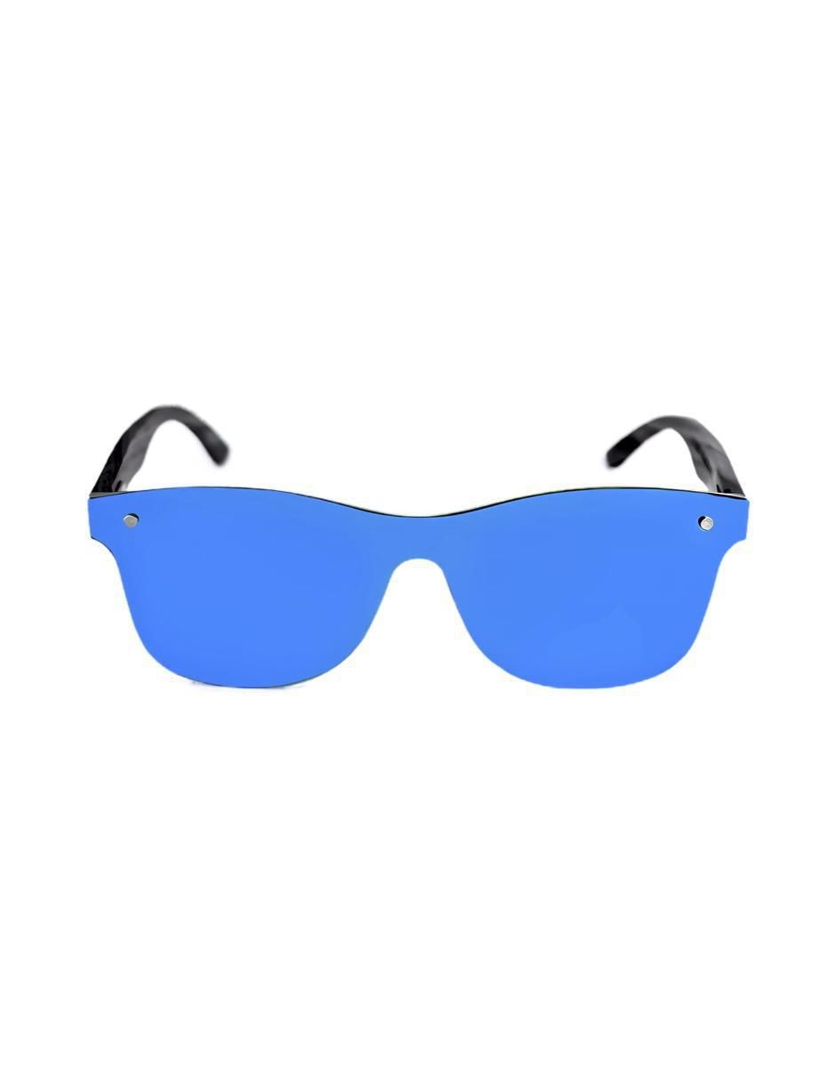 Lentes de sol Azul Negro unisex