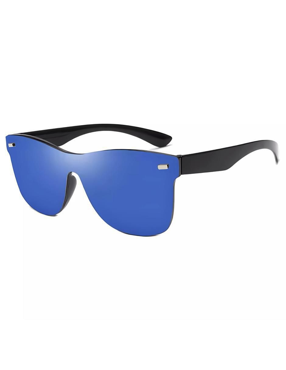 Lentes de sol Azul Negro unisex