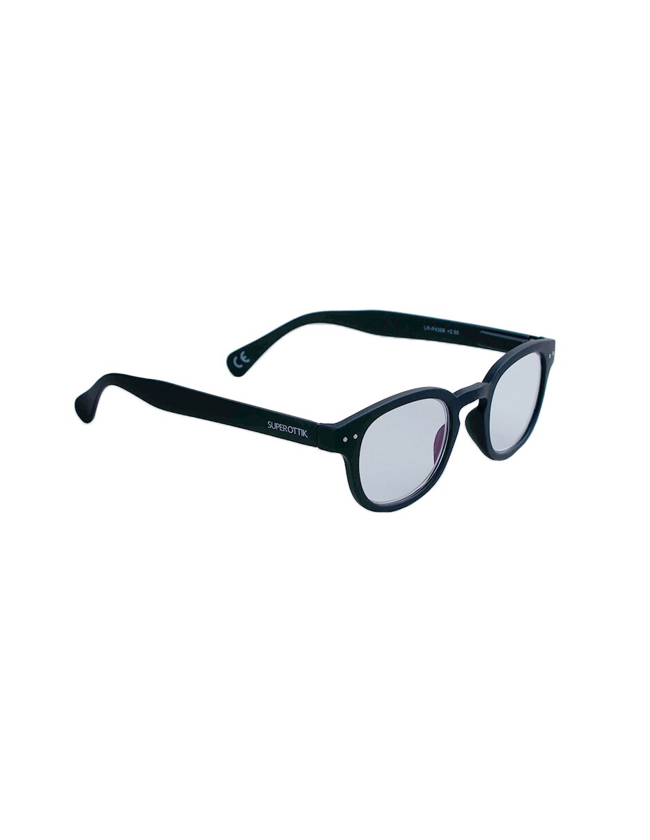 Lentes de lectura lr-p4359 negro ovalado "para" (si aplica) unisex 5