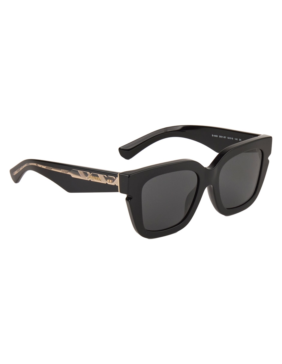 Lentes de sol Luxury Engraved Check para mujer