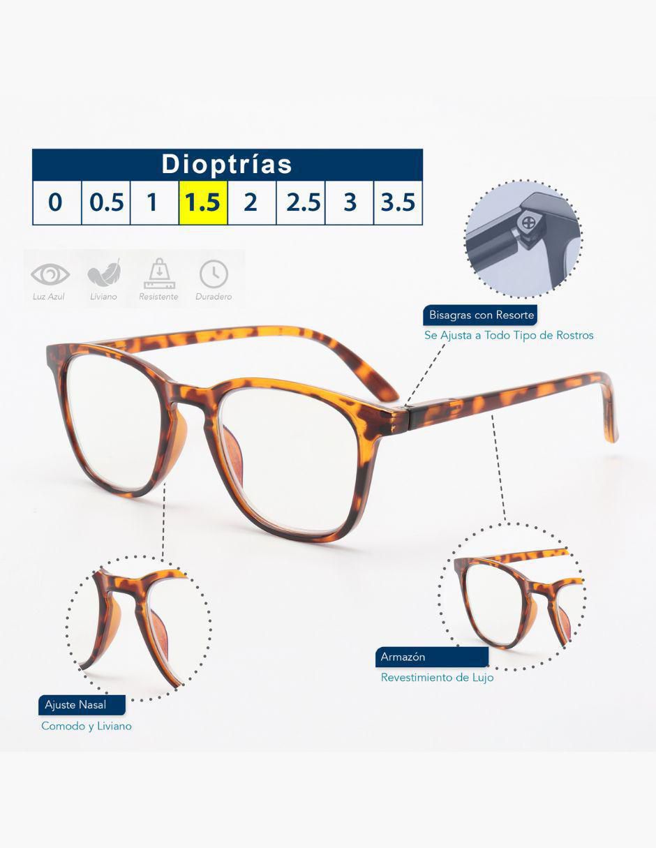 Lentes para luz azul LENT1 unisex