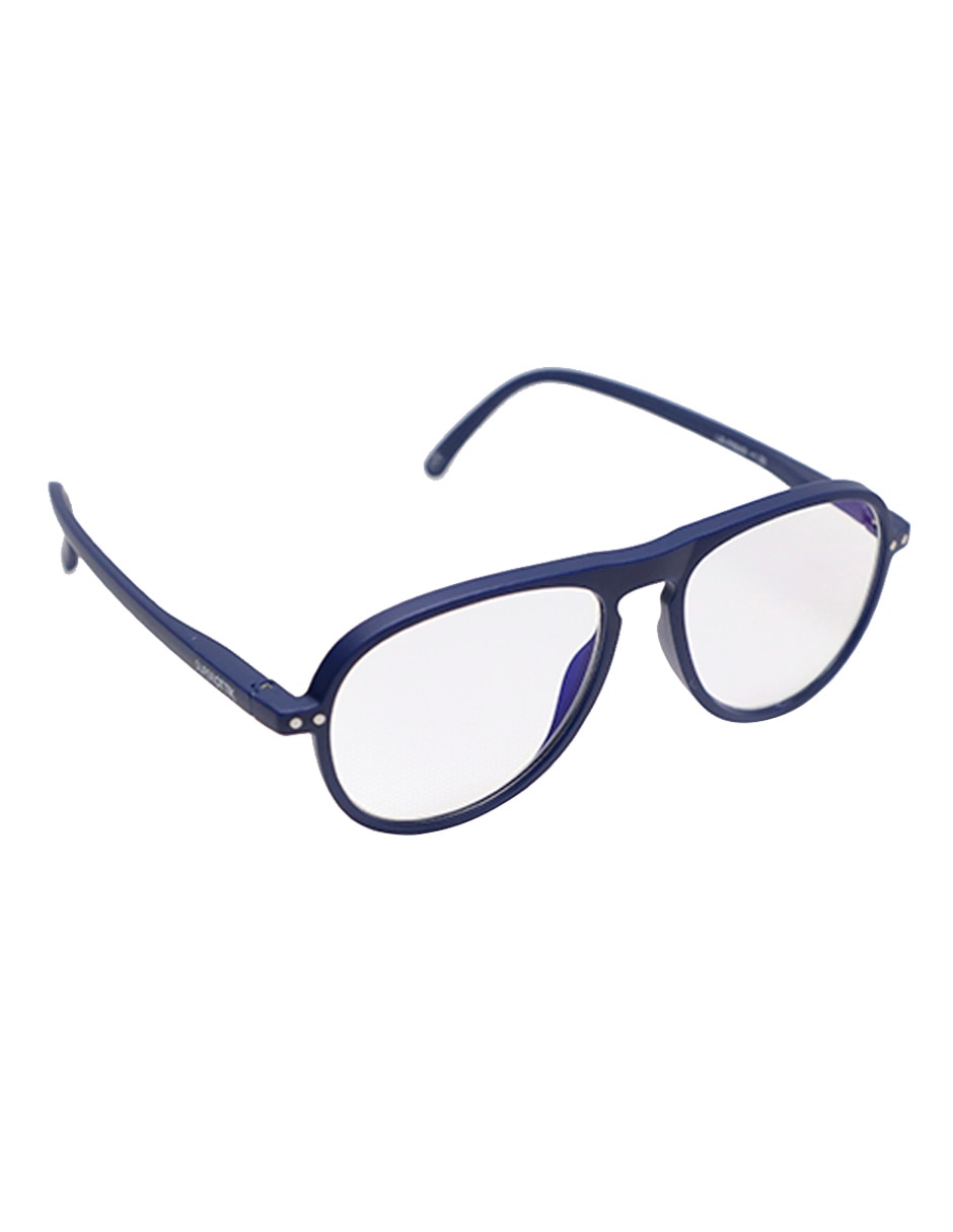 Lentes de lectura lr-p8949 azul aviador unisex 2