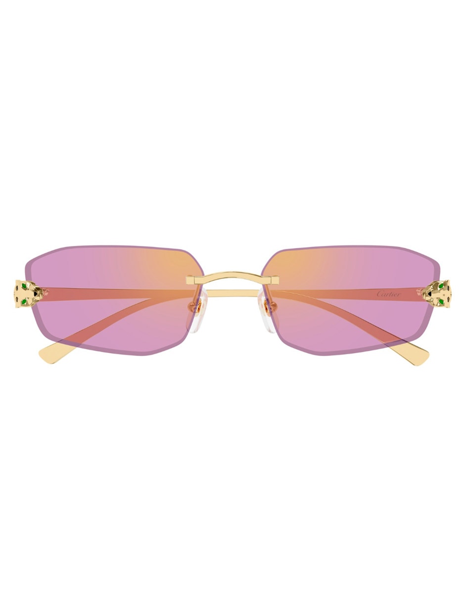 Lentes De Sol Cartier Panthère Classic Ct0474S Para Unisex