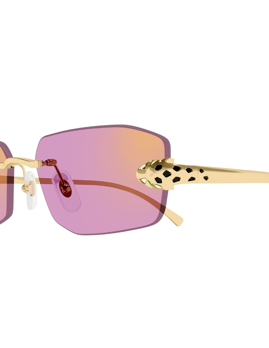 Lentes De Sol Cartier Panthère Classic Ct0474S Para Unisex