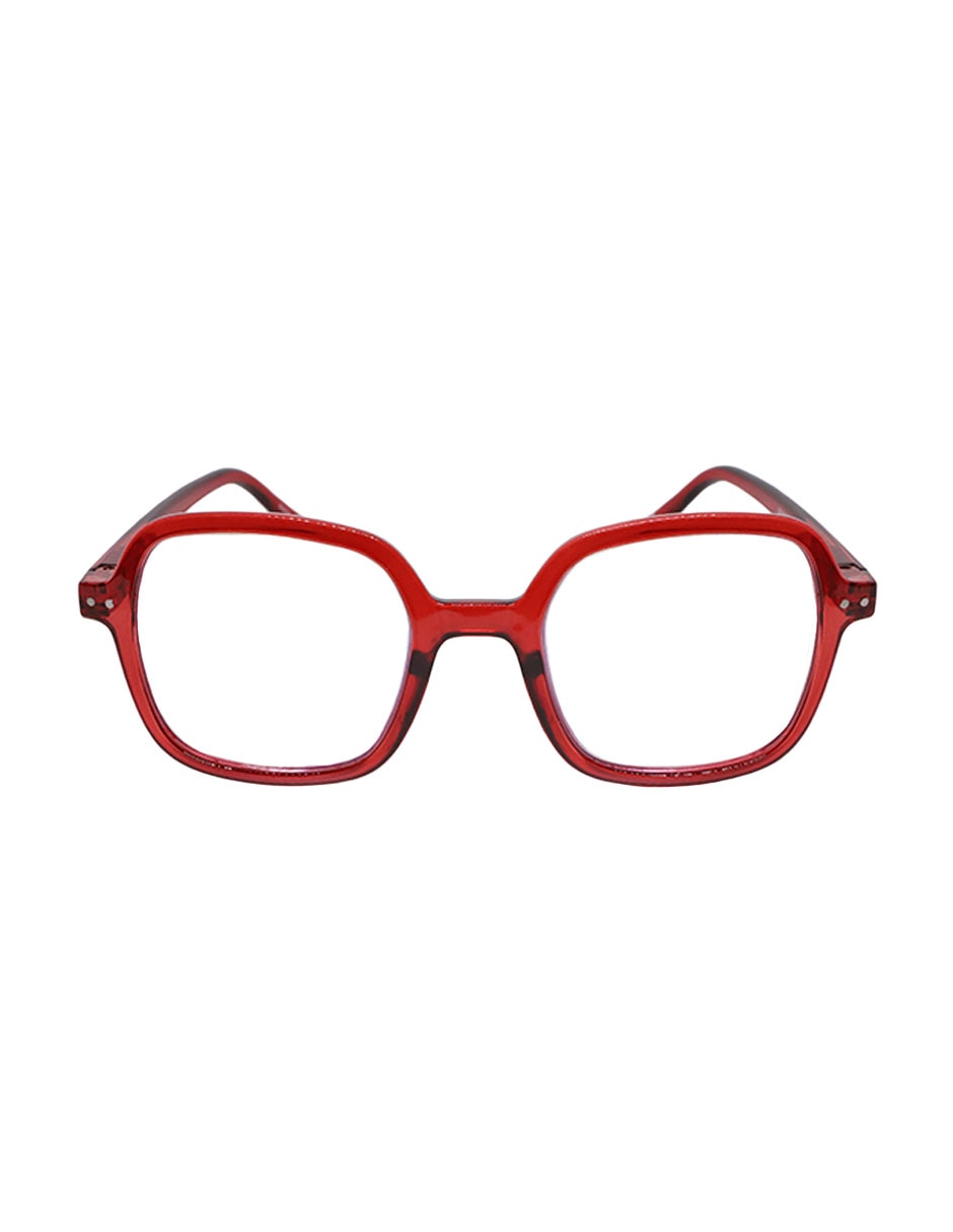 Lentes de lectura lrp 10705-4 rojo cuadrado unisex