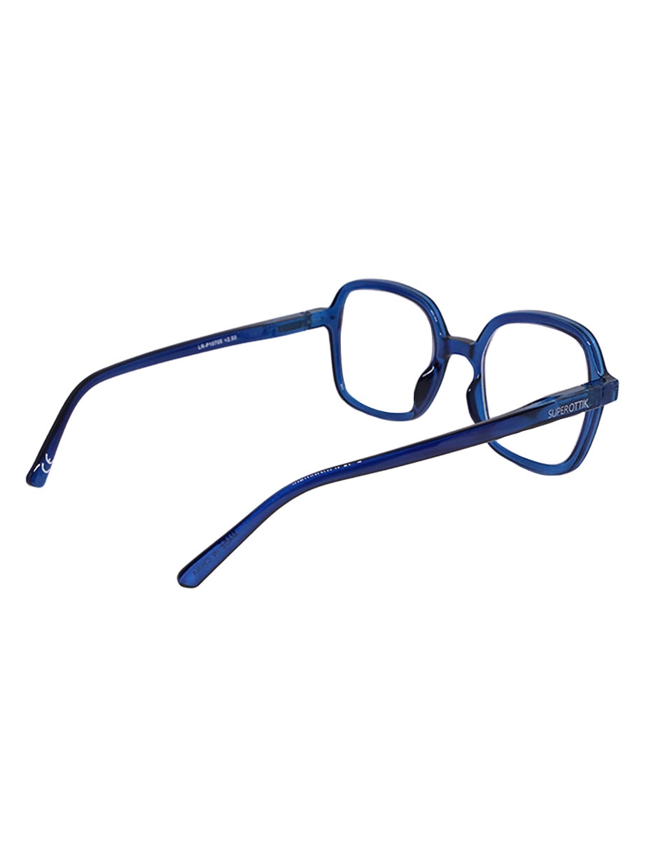 Lentes de lectura LRP 10705-6 Azul cuadrado unisex 2