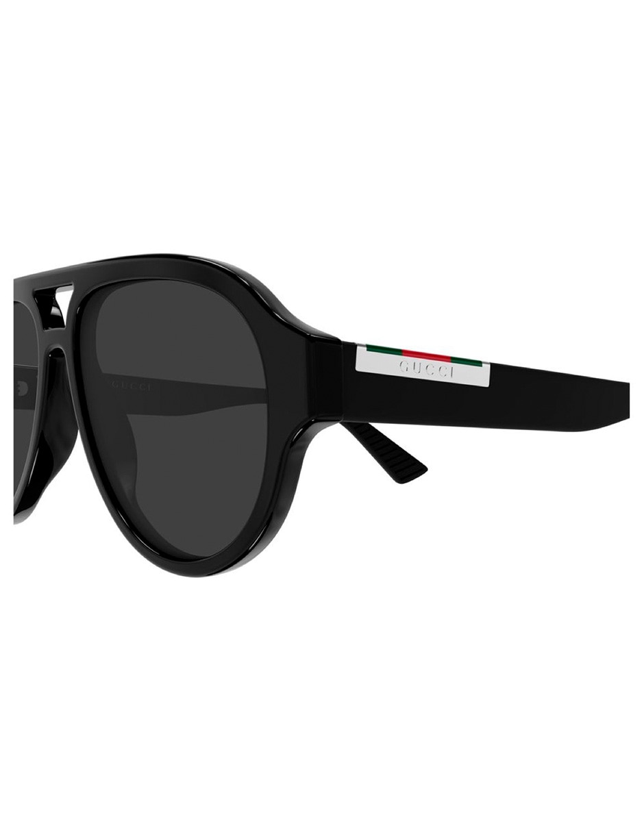 Lentes de sol web stripe gg2088s-001 para hombre 3