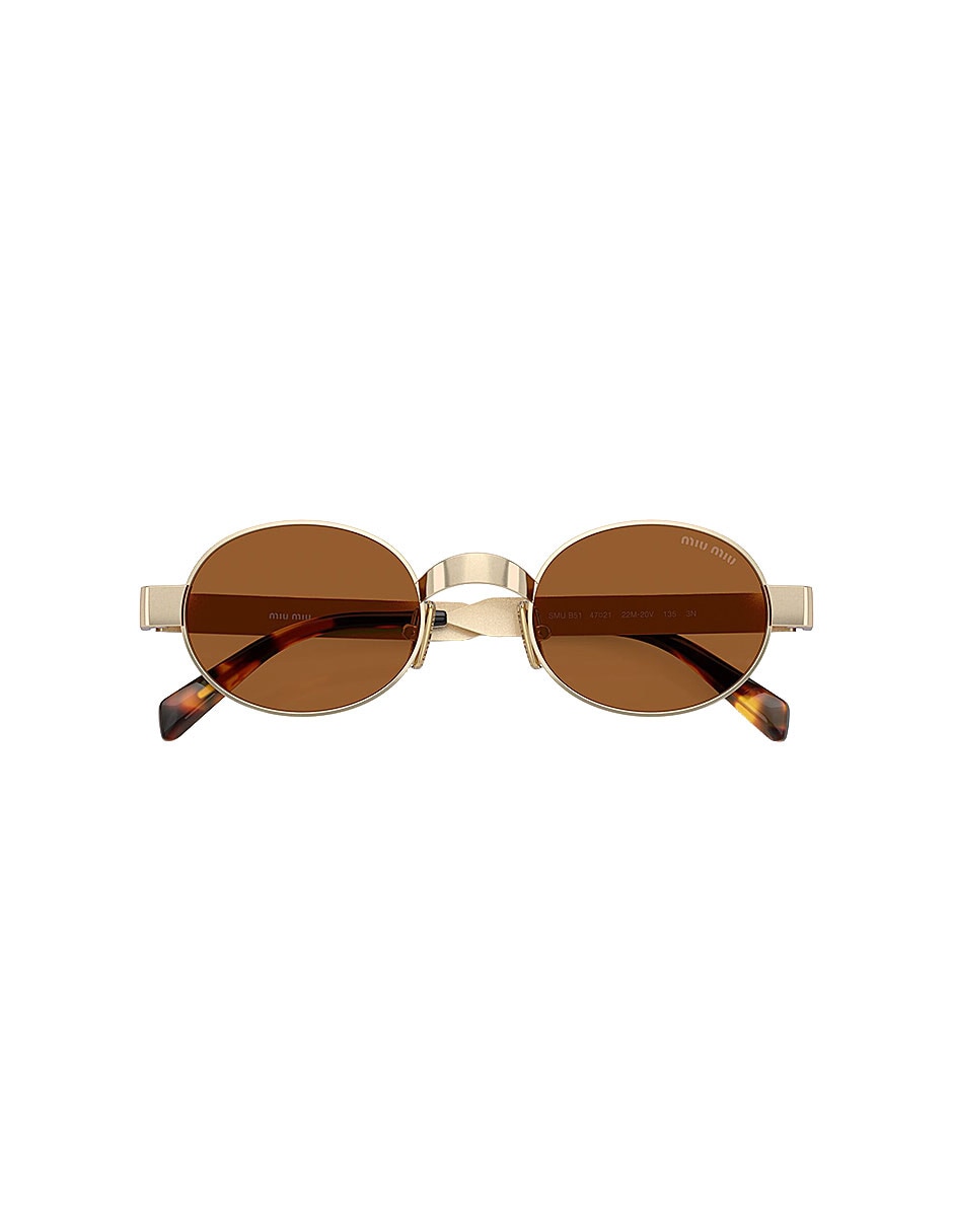 Lentes solares luxury 0mu b51s22m20v47 para mujer 4