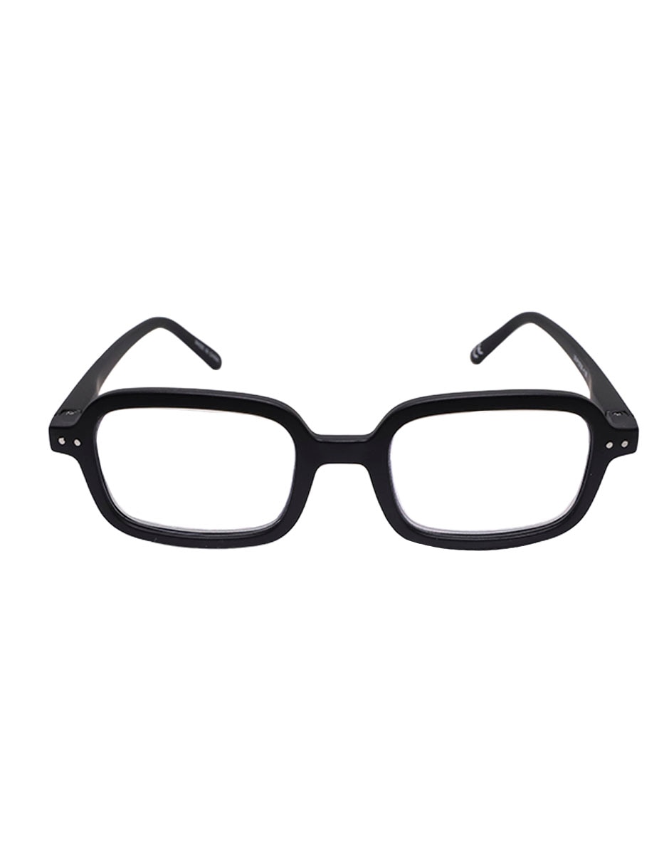 Lentes de lectura lrp 10706 negro rectangular unisex