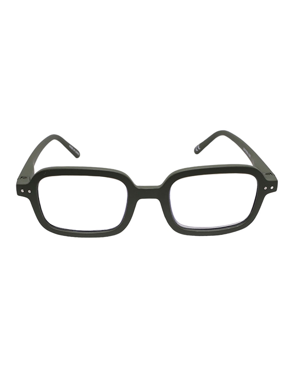 Lentes de lectura lrp 10706 verde rectangular unisex