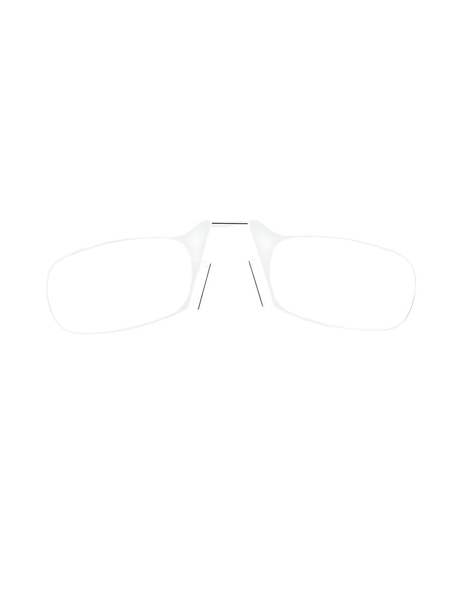 Lentes de lectura Cel Transparente unisex 4