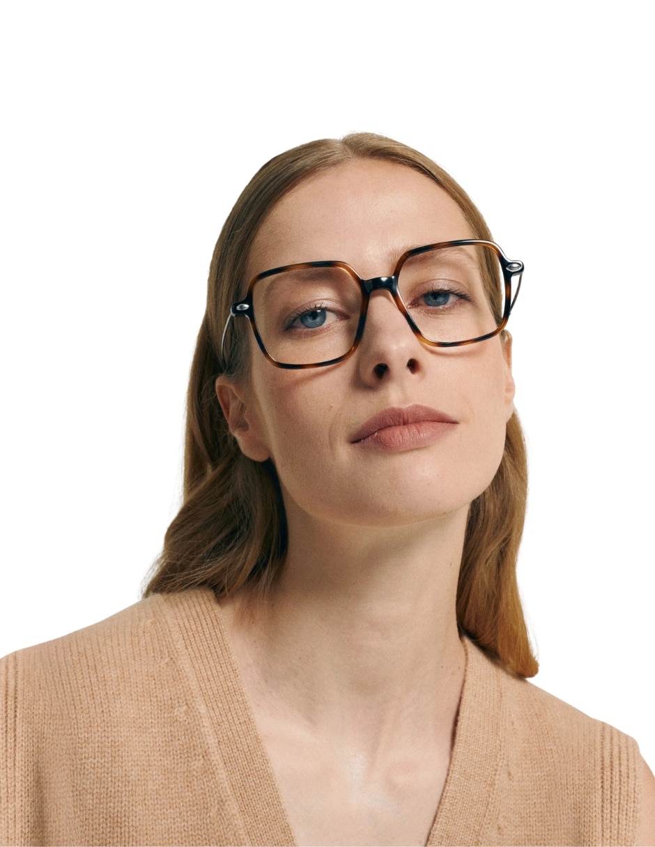 Lentes de lectura lena tortoise cuadrado para mujer