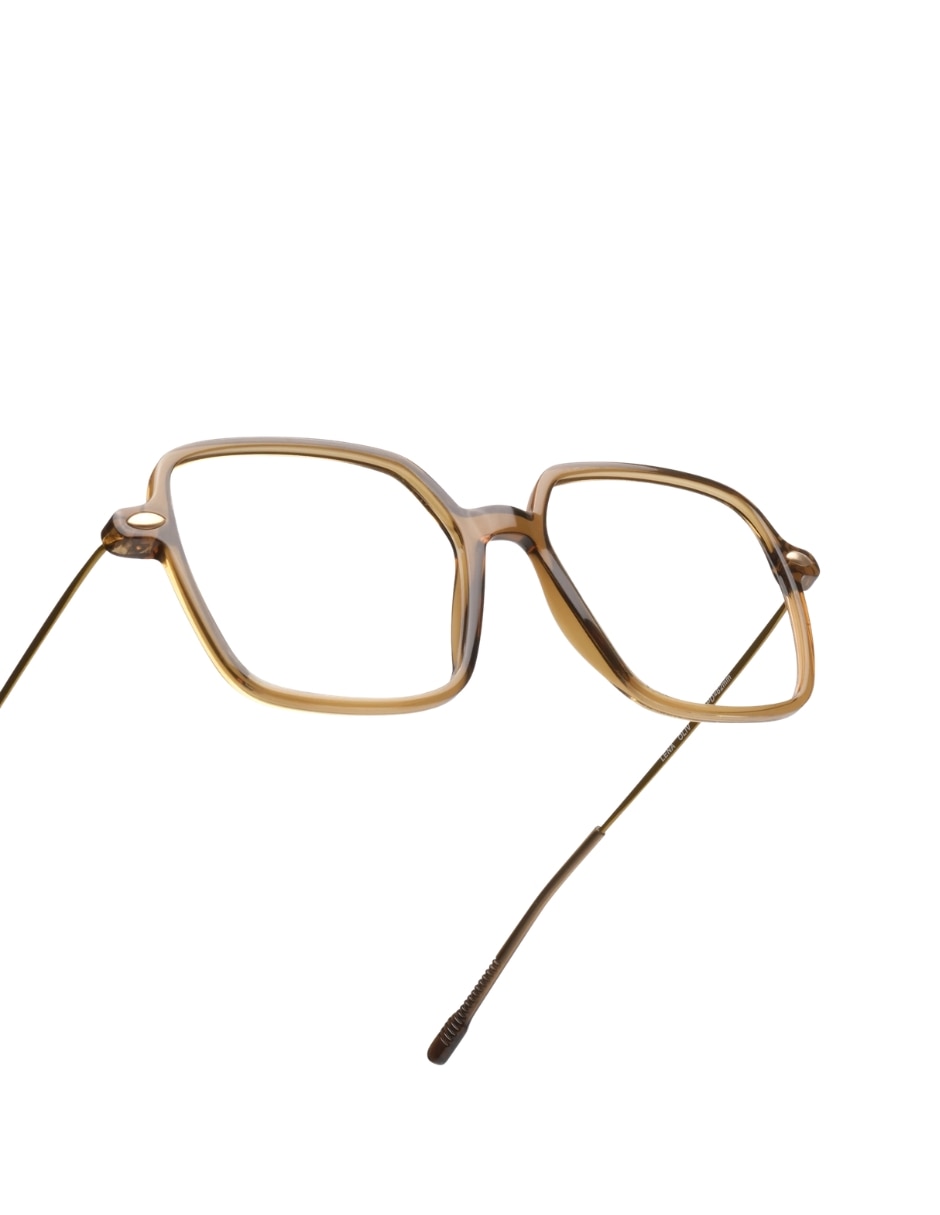 Lentes de lectura lena olivo cuadrado para mujer