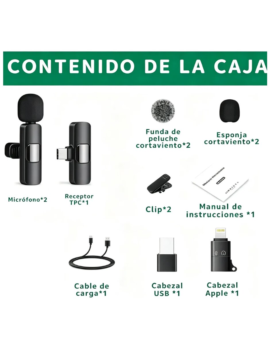 Micrófono remoto inalámbrico 2
