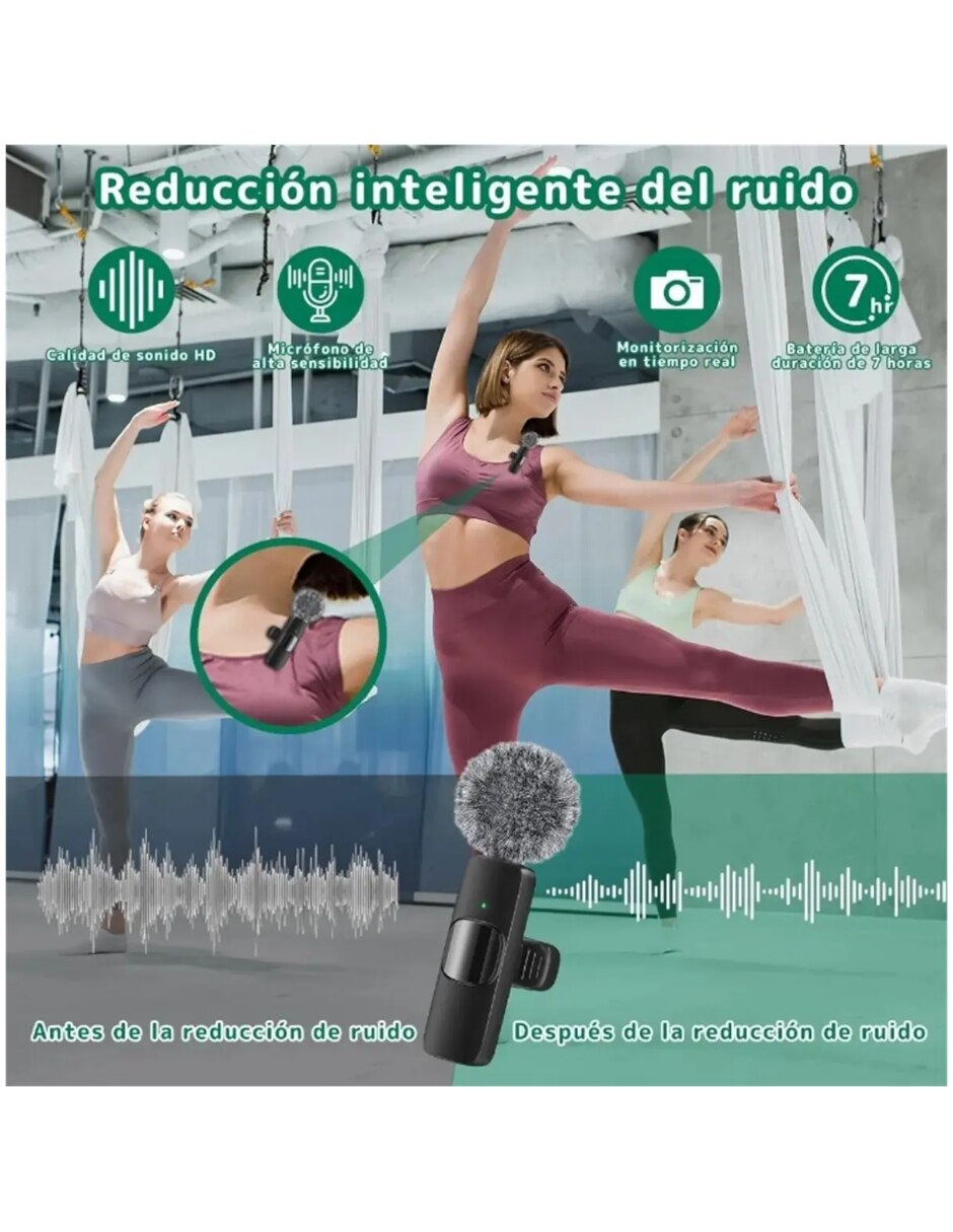 Micrófono remoto inalámbrico 4