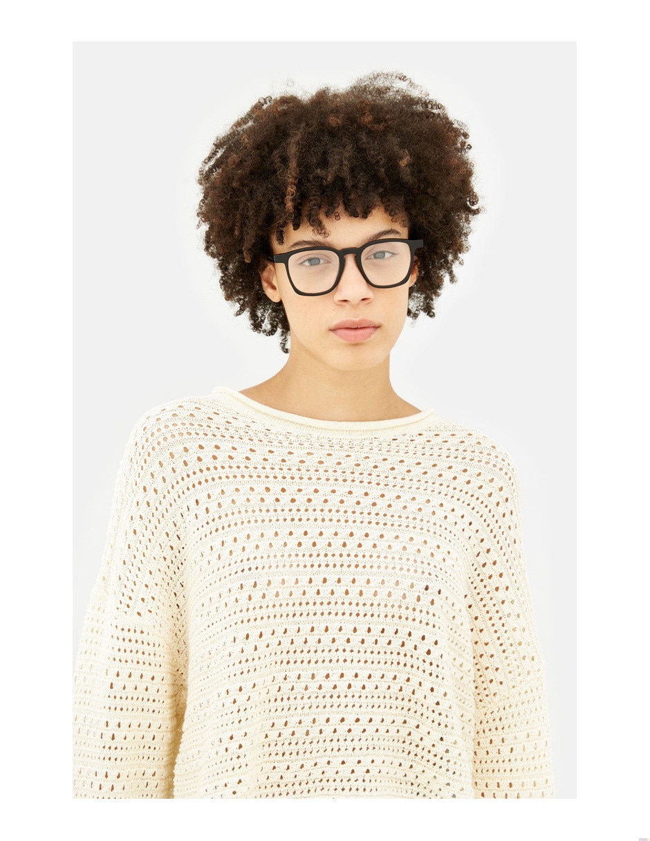 Lentes de sol unico optical nero unisex 6