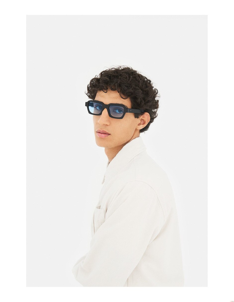 Lentes de sol caro black matte/blue unisex