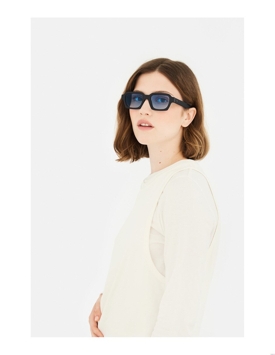 Lentes de sol caro black matte/blue unisex 5