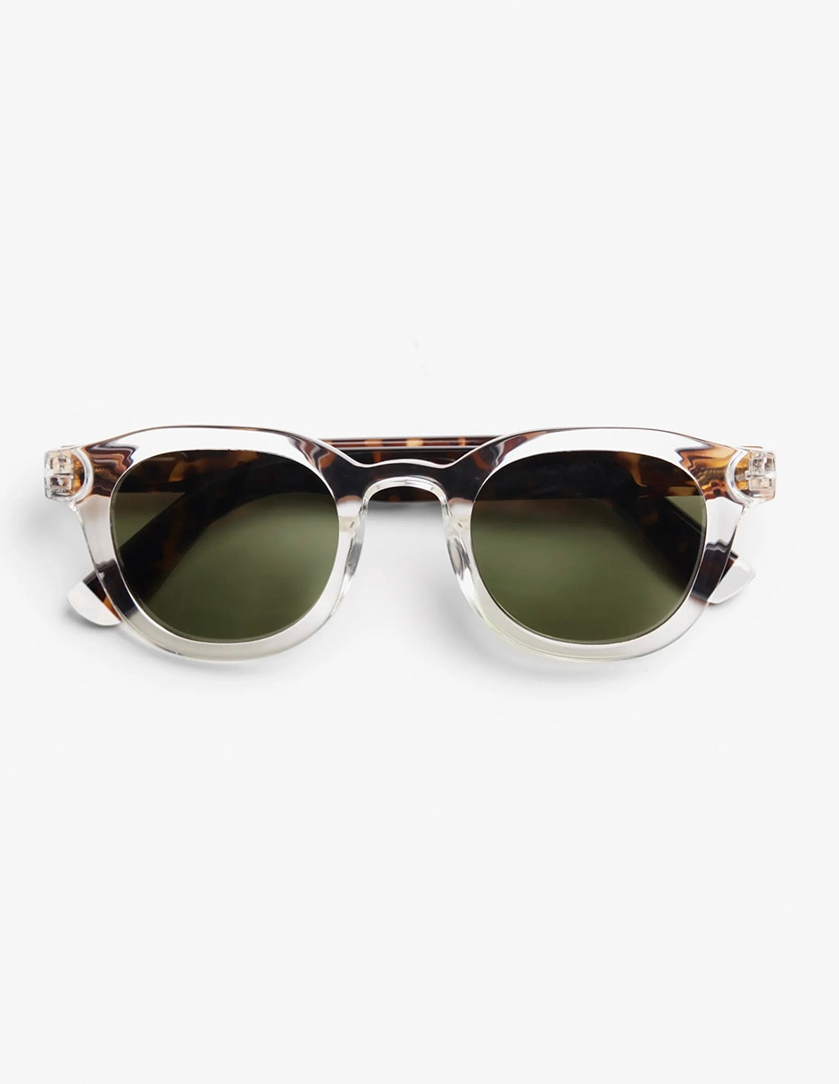 Lentes de sol polarizados andy crystal combi brillante unisex
