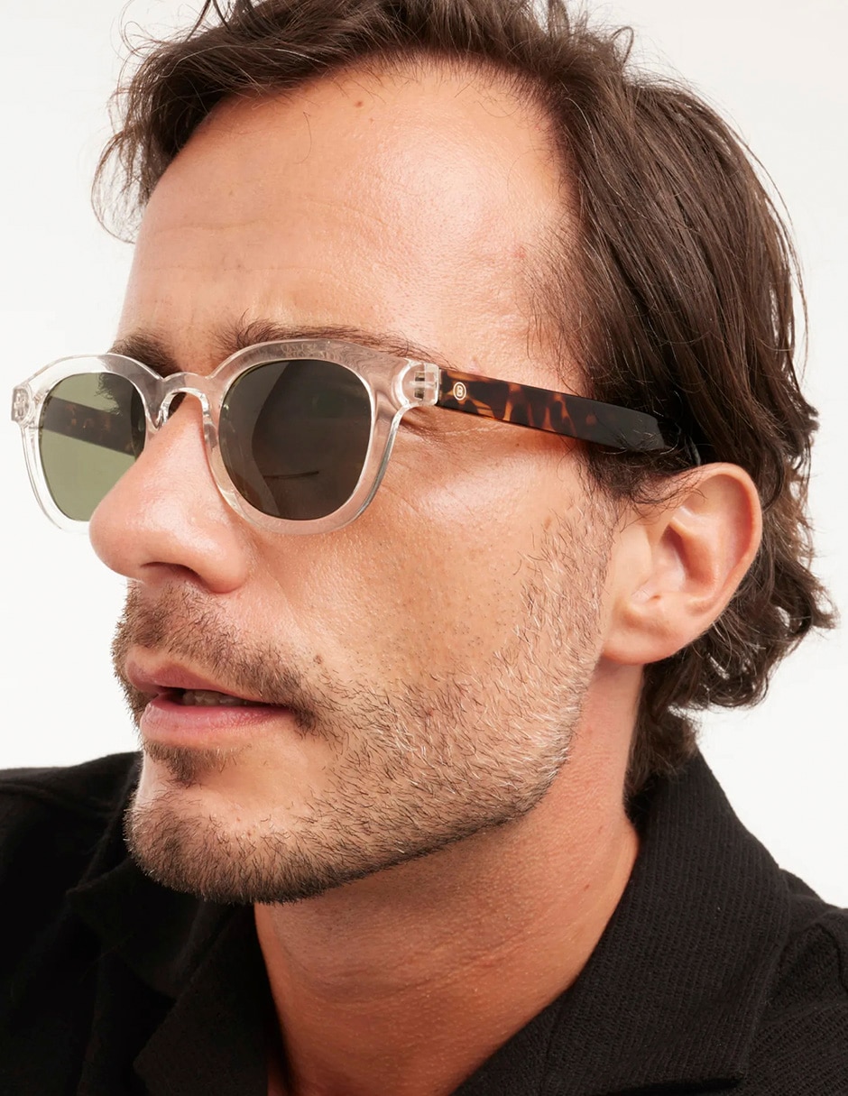 Lentes de sol polarizados andy crystal combi brillante unisex 2