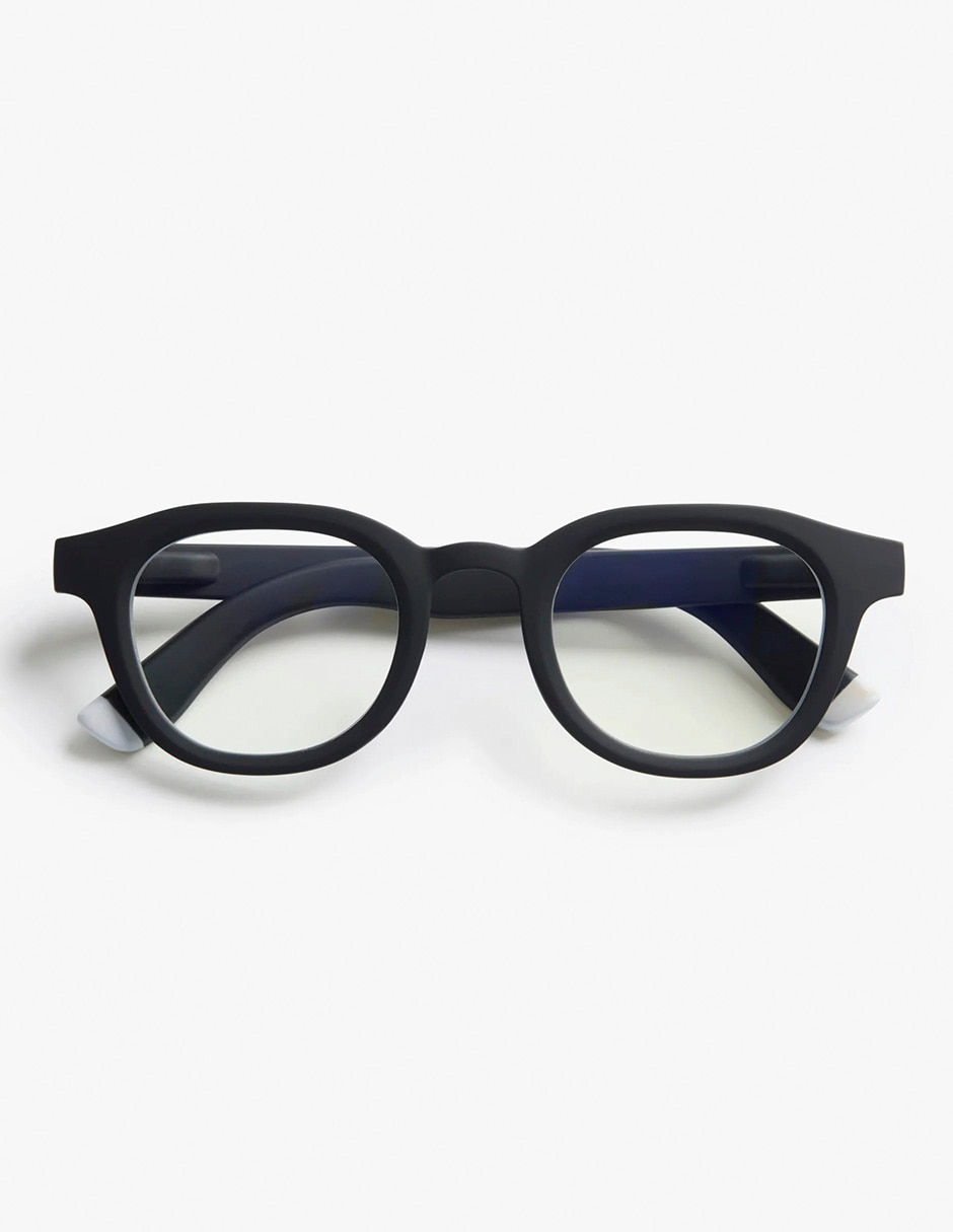 Lentes de lectura andy black noir mate redondo unisex Lentes de lectura andy black noir mate redondo unisex