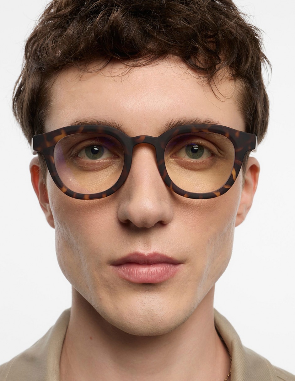 Lentes de lectura andy tortoise mate rectangular unisex