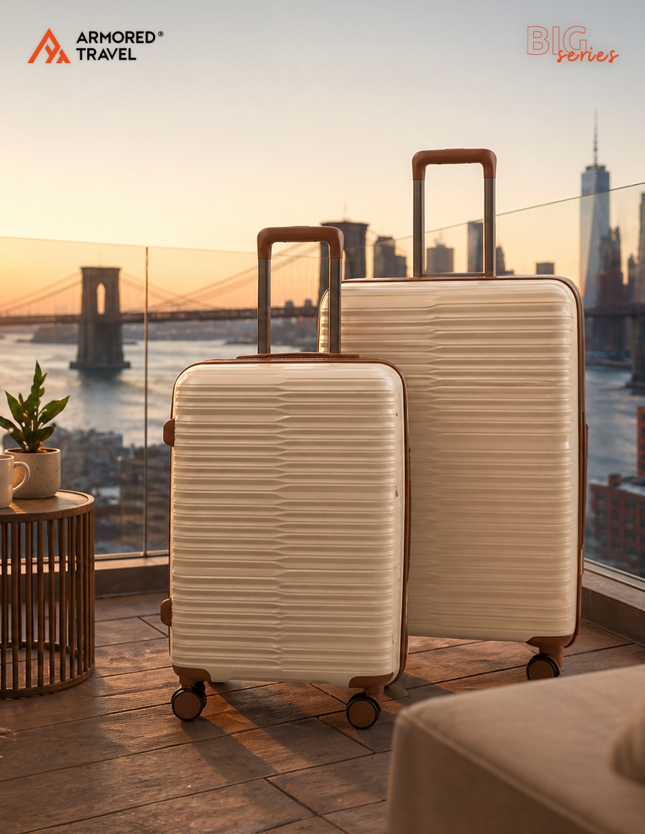 Set maletas de viaje Armored Travel cierre premium YKK
